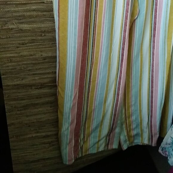 ✨ Xhilaration Women;s Striped Romper XXL | Stretchy Top, Wide Leg - Picture 4 of 13